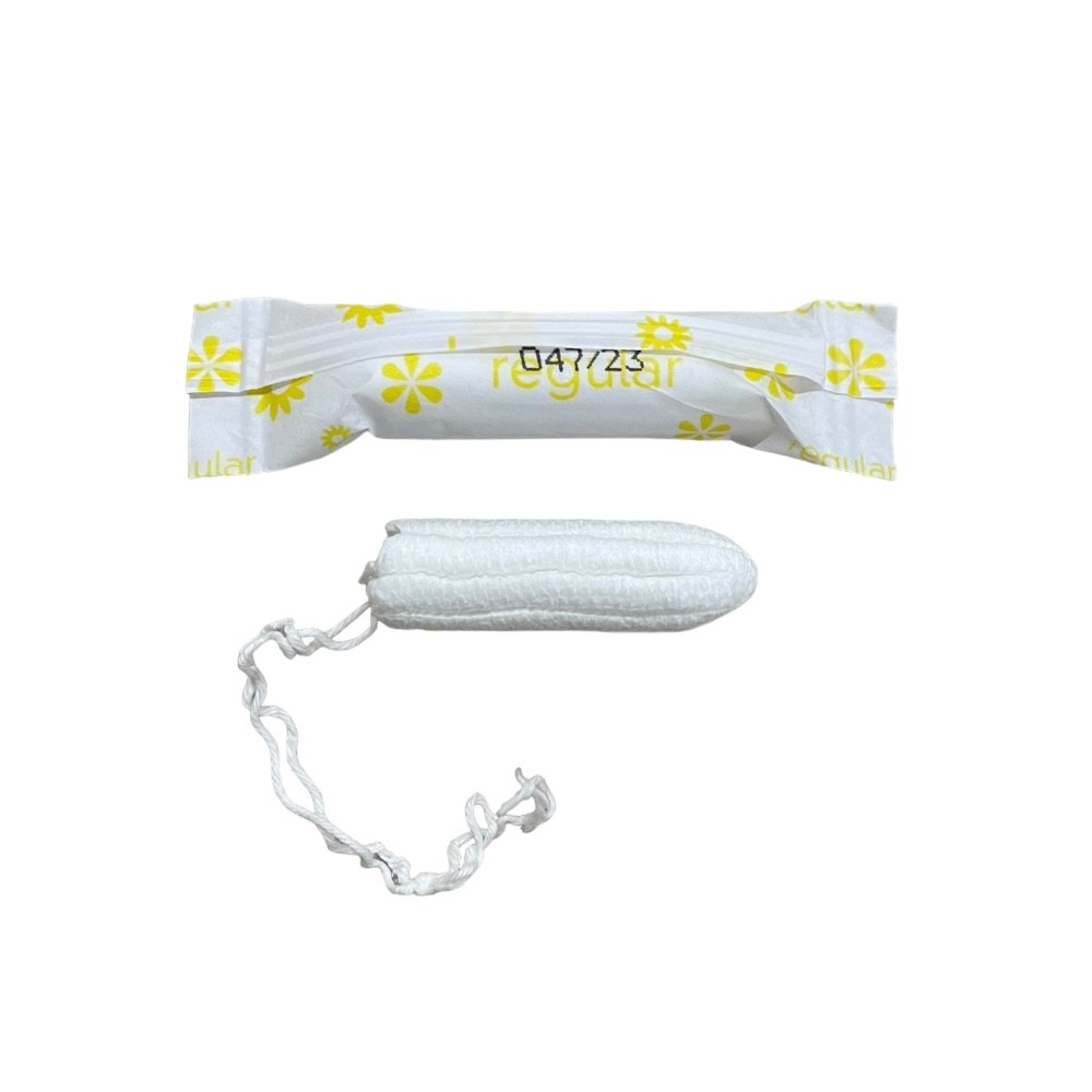 Digital (no applicator) Tampons - Regular - 100% organic cotton