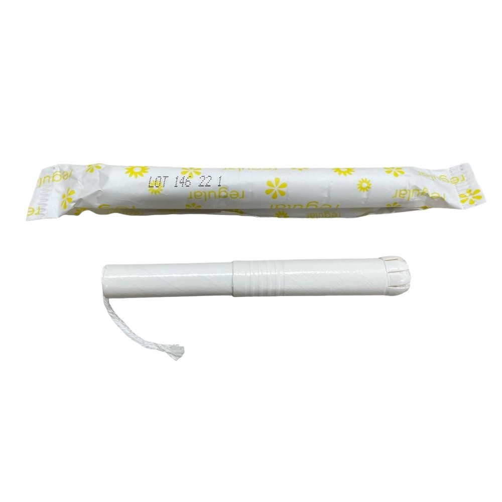 Carboard Applicator Tampons Regular, 100% organic cotton