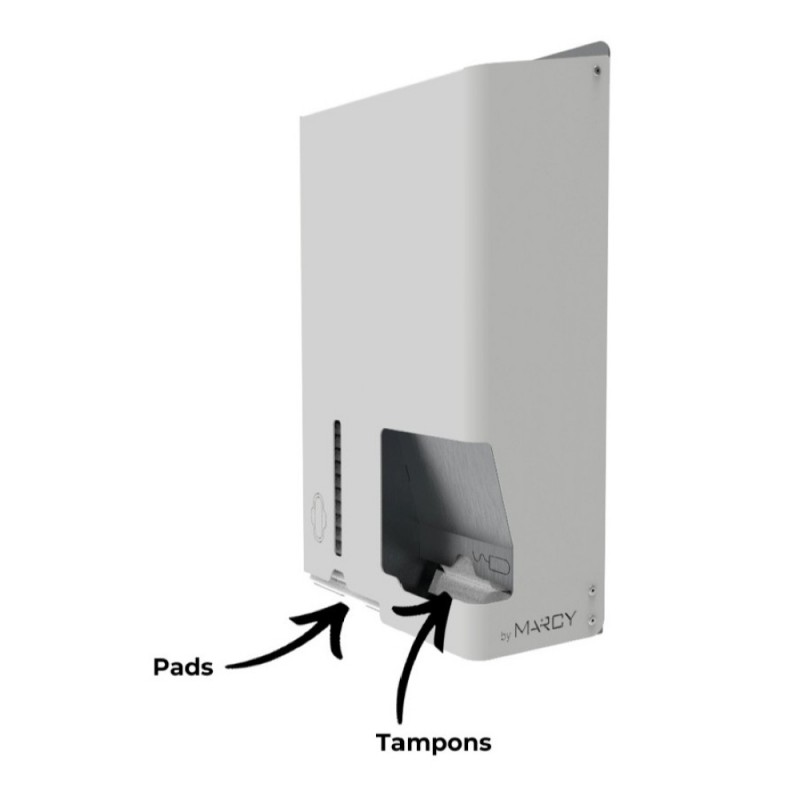 Spender 2 Spalten, für Damenbinden und Tampons